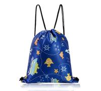 AffeGifts Borsa piscina bambina, bambini sacche da palestra bambini sportiva sacche Separazione Dry-Wet sacchetti impermeabili bambini Gym PE Beach Bag per Ragazzi(Blu marino)