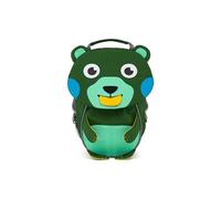 Affenzahn Amico Piccolo Zaino per l'asilo per bambini da 1 a 3 anni ergonomico riflettente linguetta con targhetta per il nome Orso creativo - Verde