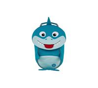 Affenzahn Amico Piccolo Zaino per l'asilo per bambini da 1 a 3 anni ergonomico riflettente linguetta con targhetta per il nome Squalo - Blu