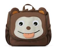 Affenzahn Beauty Case per bambini dell'asilo da 1 a 5 anni come borsa da toilette per ragazze e ragazzi Affenzahn - Marrone