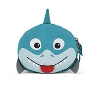 Affenzahn Borsa per manubrio con supporto in velcro per bicicletta, monopattino e squalo - Blu