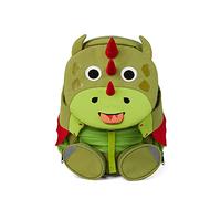 Affenzahn Grande amico, zaino per bambini da 3 a 5 anni, per l'asilo, Drago - verde, Taglia unica