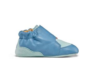 Affenzahn - Kid's Krabbelschuh Leder Crawly - Scarpe a piedi nudi EU 16/17 blu