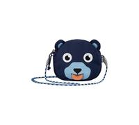 Affenzahn Marsupio per bambini all'asilo, Orso - Blu scuro, taglia unica, Taschino sul petto