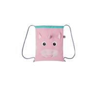 Affenzahn Sacca Sportiva Borsa da Ginnastica per Bambine e Bambini, Borsa Sportiva, Coulisse, Bambini 1-5 Anni Unicorno - Rosa