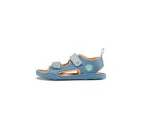 Affenzahn Sandalo Pelle Airy con Chiusura a Strappo, Antiscivolo, Flessibile, Arioso, Leggero per L'Estate, Taglia 21-32 Squalo - Blu