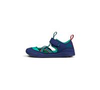 Affenzahn Sandalo Vegano Breezy con Chiusura in Strappo Puntale Antiscivolo Flessibile ventilata Leggera per L'Estate, Taglia 21-32 Polpo - Blu