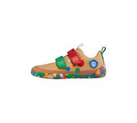 Affenzahn Scarpa a Piedi Nudi Cotone Lucky Strappo vegana Antiscivolo Flessibile Riflettente per L'Estate nelle Taglie 21-32 Affenzahn 10 Years - Beige