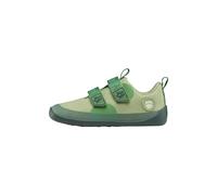 Affenzahn Scarpa a Piedi Nudi Cotone Lucky Strappo vegana Antiscivolo Flessibile Riflettente per L'Estate nelle Taglie 21-32 Rana - Verde