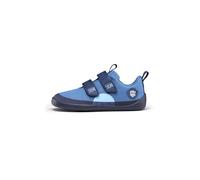 Affenzahn Scarpa a Piedi Nudi Cotone Lucky Strappo vegana Antiscivolo Flessibile Riflettente per L'Estate nelle Taglie 21-32 Orso - Blu