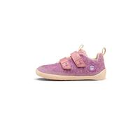 Affenzahn Scarpa a Piedi Nudi Maglia Happy con Chiusura in Strappo, vegana, Antiscivolo, Flessibile, Riflettente, leggerissima, nelle Taglie 21-32 Fenicottero - Pink