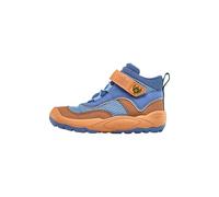 Affenzahn Scarpa Mezza Stagione Vegano Explory Vegano Impermeabile e Traspirante con Fodera in Pile, Chiusura in Strappo e Suola Antiscivolo Taglia 21-32 Uccello del Paradiso - Blu