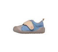 Affenzahn Scarpa Primi Passi Cotone Smally Antiscivolo, con Chiusura a Strappo, Flessibile, Leggero, Taglia 19-25 Leone Marino - Blu