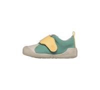Affenzahn Scarpa Primi Passi Cotone Smally Antiscivolo, con Chiusura a Strappo, Flessibile, Leggero, Taglia 19-25 Rinoceronte - Verde