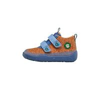 Affenzahn Scarpe a piedi nudi in cotone Lucky Velcro Vegan Antiscivolo Flessibile Riflettente per l'estate in taglia 21-32, Uccello del Paradiso Marrone, 35 EU