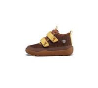 Affenzahn Scarpa Mezza Stagione Maglia Happy Scarpa da Mezza Stagione Knit Happy Impermeabile Traspirante vegana con Fodera Fredda Chiusure in Strappo e Suola Antiscivolo Tigre - Marrone, 33