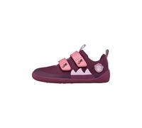 Affenzahn Sneaker Cotone Lucky Strappo vegana Antiscivolo Flessibile Riflettente per L'Estate nelle Taglie 21-32 Lontra - Lilla