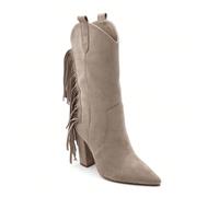 Afferma il tuo stile con bottes western à franges, au talon carré e au bout pointu, pour unlook moderne Cesare imbottigliamenti in stile western rivisitato in stile cowgirl con un tocco moderno ed ele