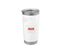 affermare sobrio True Funny Python Developer Coder Bicchiere termico in acciaio inox doppia parete