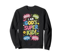 Affermazione di Fede Cristiana di Brave Loved God's Super Kid Felpa