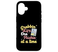 Afferrare la vita uno Plushie alla volta Cool Claw Machine Player Custodia per iPhone 16
