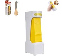 Affetta burro senza sforzo con un clic, tagliaburro portatile e contenitore, dispenser con lama in acciaio inox per bastone singolo, spaccapasta (1 pezzo)
