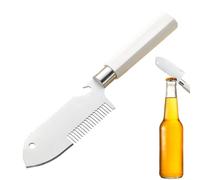 Affetta Cipollotti Verdi - Apribottiglie 4 in 1 Ergonomico Multifunzione,Affetta-verdure con Denti a Pettine - Per Cucina Domestica, Ristorante, Preparazione Cibo, Barbecue, Feste e Mense Commerciali