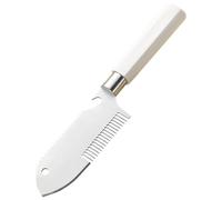Affetta Cipollotti Verdi - Apribottiglie con Manico Ergonomico Antiscivolo - Affetta-verdure con Denti a Pettine | Per Mense Aziendali, Bancarelle Alimentari, Cucina Domestica, Ristoranti, Preparazion
