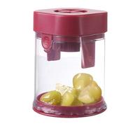 Affetta fragole, taglia pomodori ciliegio, sicuro | Strumento per tagliare l'uva leggero, accessorio da cucina multiuso per la preparazione dei pasti, in acciaio inox, a T unico