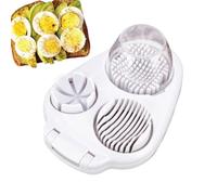 Affetta uova dure robusto robot da cucina multifunzione, tritatutto e | Affettatrice per uova sode per la casa, utensile da cucina versatile, affettatrice per uova sode, frutta, legge
