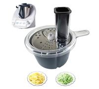 Affetta Verdure Accessori per Bimby TM5 TM6, Taglia Verdure in Acciaio Inox ABS è Adatto alla Lavorazione di vari Alimenti