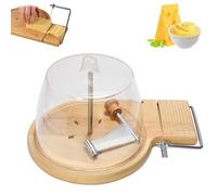 Affettacase Rotante Con Manico, Affettacase In Legno Di Faggio Tête De Moine, Affettacase Originale Girolle Con Spessore Regolabile, Acciaio Inossidabile, Per Burro E Cioccolato Casa With lid