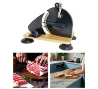 Affettapane Manuale con Manovella Regolabile Taglia Pane per Crosta Tagliapane