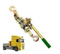 Affettatore Per Corda Heavy Duty - Tenditore Per Cordino Industriale | Puleggia Manuale A Cricchetto Con Ingranaggi Rinforzati Per Recinzioni Aziendali, Marine, Costruzione, Morsetto Per Corda