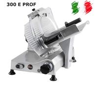 Affettatrice a Gravità Professionale 300 AF E con affilatoio Fisso per lama 65x49xh 44 cm - Lama 300 mm - 23,00 g in lega leggera di alluminio inox
