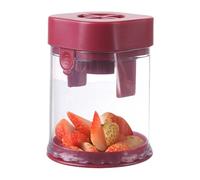 Affettatrice a quarti d'uva, taglia frutta, collo largo | Strumento leggero per tagliare l'uva, accessorio da cucina multiuso per la preparazione di pasti in acciaio inox