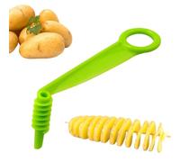 - Affettatrice a spirale - affettatrice a mano per patate, carote e cetrioli, innovativo utensile da cucina | Presentazione creativa, affettatrice manuale a spirale per alimenti, ideale per la
