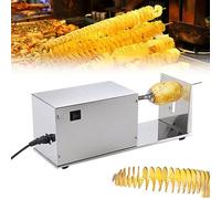 Affettatrice a Spirale Automatica per Patate, affettatrice per Patate Tornado elettrica da 20 W, Macchina a Torre per Patatine in Acciaio Inossidabile, affettatrice elettrica per p