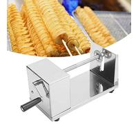 Affettatrice a spirale, in acciaio inox, per patate, verdure, patate e cetrioli