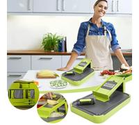AFFETTATRICE AFFETTA VERDURE FRUTTA MANUALE TAGLIA PATATE CIPOLLE REGOLABILE