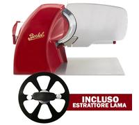 Affettatrice berkel home line 200 plus rossa con estrattore lama incluso