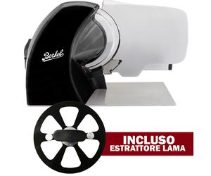 Affettatrice berkel home line 250 plus nera con estrattore lama incluso