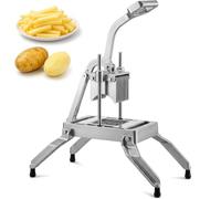 Affettatrice commerciale per patate e verdure, spessore 4,5 mm, affetta rapidamente frutta e verdura, efficiente per cipolle, cetrioli, peperoni