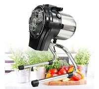 Affettatrice commerciale per verdure, robot da cucina e tritatutto per cipolle, coriandolo, porri e zenzero grattugiato - Strumento efficiente per la preparazione degli alimenti