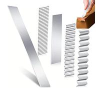 Affettatrice da taglio per argille polimeriche, tipo flessibile diritto e ondulato, strumenti fai da te per scolpire, modellare, modellare e tagliare, 20,3 cm e 10,2 cm