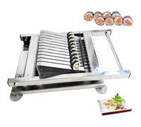 Affettatrice e macchina per sushi, in acciaio inox, manuale, per prosciutto, tofu, sangue d'anatra, ideale per ristoranti giapponesi e snack bar