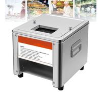Affettatrice elettrica commerciale per carne, in acciaio inox resistente, per carne disossata e verdure morbide, 850 W