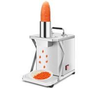 Affettatrice Elettrica Commerciale Per Verdure, Tagliaverdure Automatico Da 75kg/h Per Cipolla, Patata E Frutta, Alta Velocità 100 Rpm Per La Ristorazione 8mm