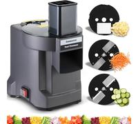 Affettatrice elettrica con 3 lame in acciaio inox per affettare cipolle e patate efficiente, aiuto per la preparazione della cucina