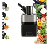 Affettatrice elettrica for verdure, tritatutto 4 in 1, tritatutto for verdure for affettare, sminuzzare, tagliare a dadini e tagliare a fette